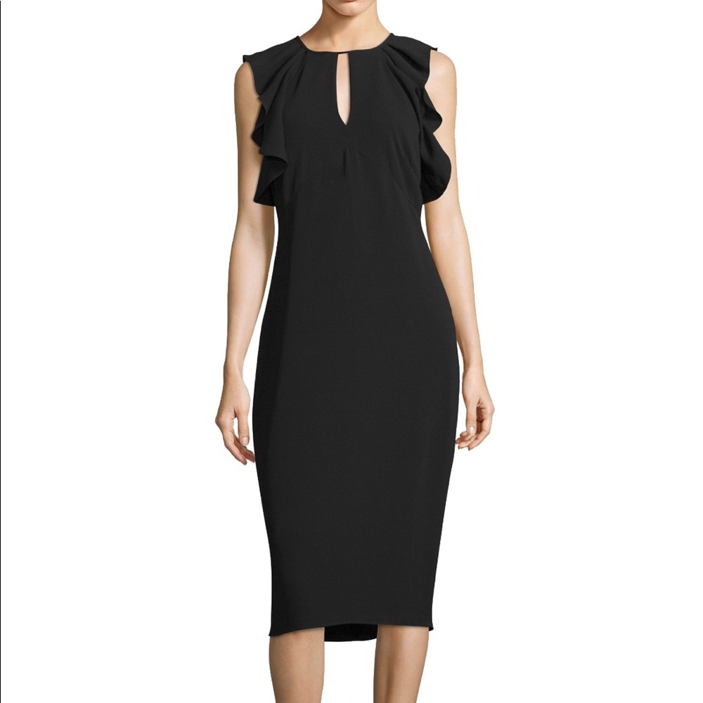 Sleeveless Ruffle Midi Dress